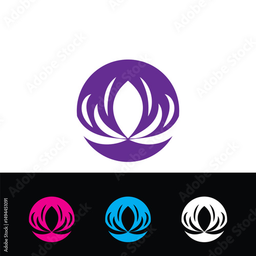 Beauty Vector lotus icon