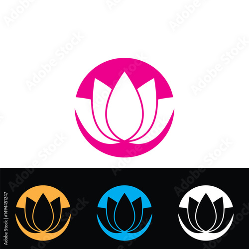 Beauty Vector lotus icon