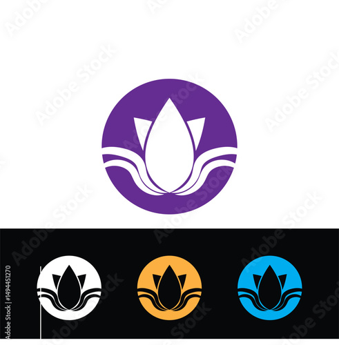 Beauty Vector lotus icon