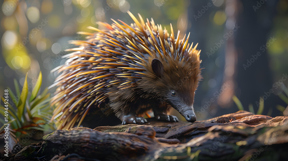 Obraz premium Echidna close up