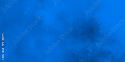 Abstract dark blue background. Watercolor navy blue cloud background. Vintage watercolor paint splash and stains in elegant dark blue.