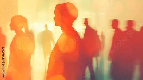 Business Collaboration and Teamwork in Modern Office Setting