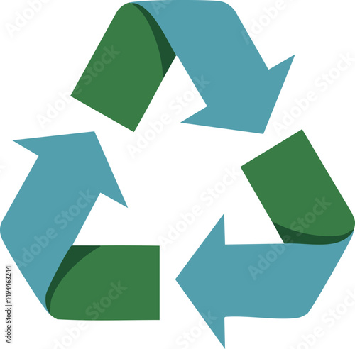 green recycle symbol