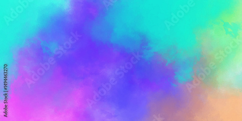 Colourful blurred defocused watercolour abstract background design