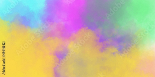 Colourful blurred defocused watercolour abstract background design