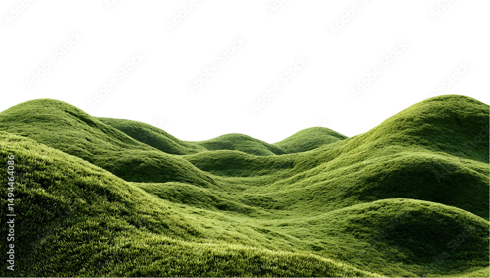 Green grassy hills landscape background Green grassy hills landscape background