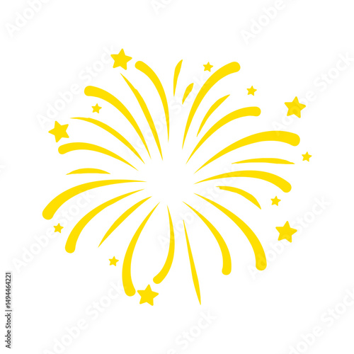 Vector multi color icon for Fireworks