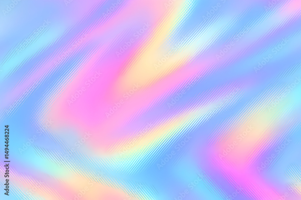 Holographic Pastel Dreamscape: A mesmerizing, abstract composition of swirling pastel hues, evoking a sense of ethereal beauty, perfect for adding a touch of magic to your creative projects. Holographic Pastel Dreamscape: A mesmerizing, abstract composition of swirling pastel hues, evoking a sense of ethereal beauty, perfect for adding a touch of magic to your creative projects.