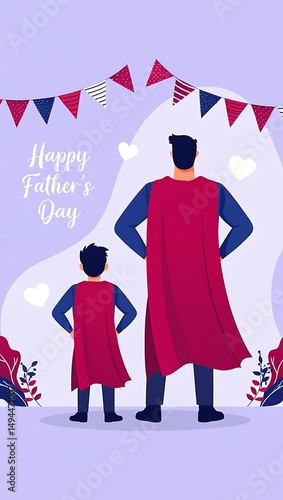 Celebrating the Superhero Dad Happy Fathers Day with Love