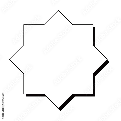 トゲトゲシンプルイラスト