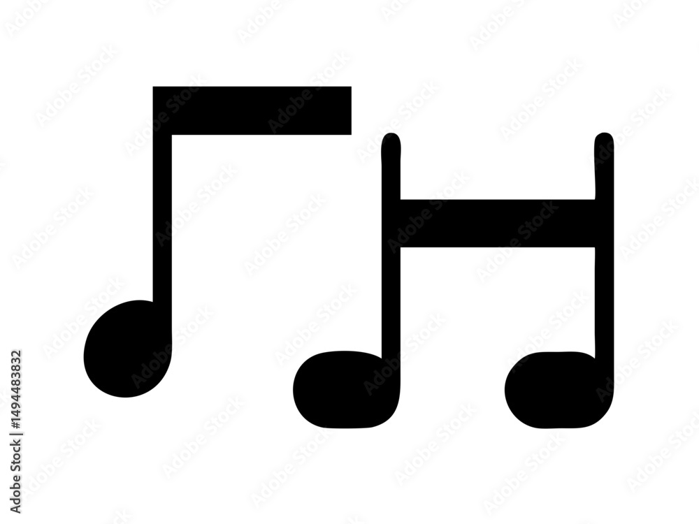 Semi-Abstract Minimalist Monochrome Illustration of Stylized Musical Notation and Symbols in a Clean Black and White Design Featuring Simple Graphic Musical Motifs
Semi-Abstract Minimalist Monochrome Illustration of Stylized Musical Notation and Symbols in a Clean Black and White Design Featuring Simple Graphic Musical Motifs