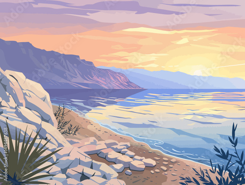 Illustration of a deadsea 
