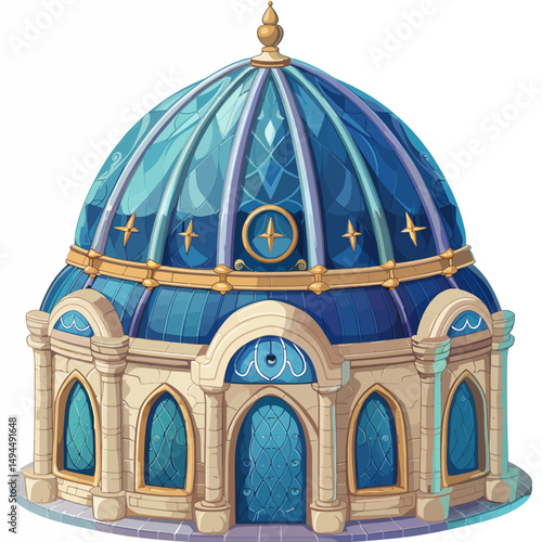 Dome isolated on white 