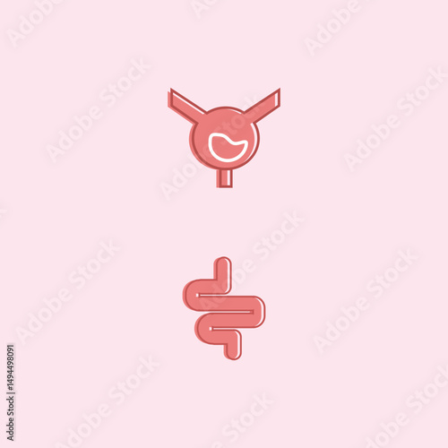 Human Internal Organs Icon Set