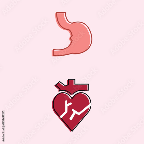 Human Internal Organs Icon Set