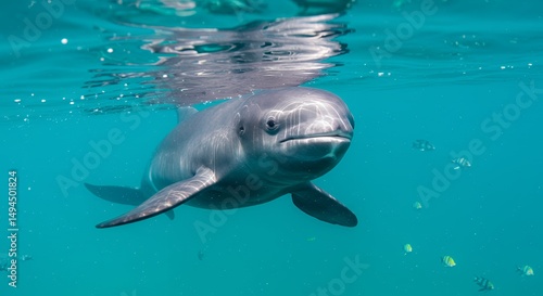 Stunning Underwater Encounter: Irrawaddy Dolphin in its Natural Habitat