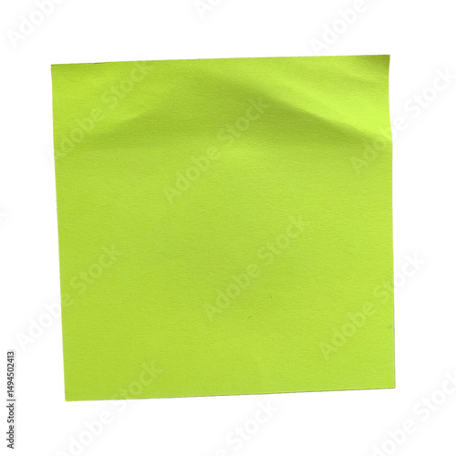 Bild auf Leinwand Green Post It Note