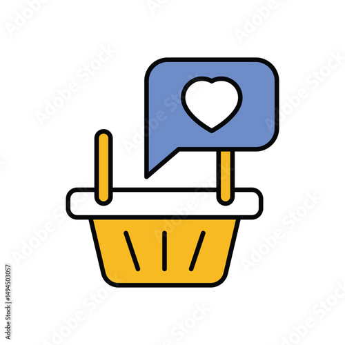 Best Shopping Icon vector stock illustration