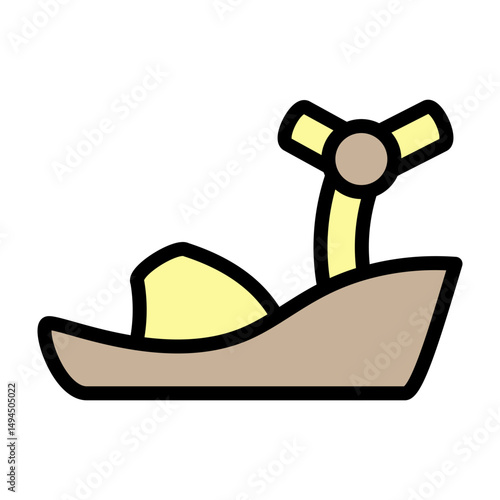 Wedges Vector Filled Icon Design