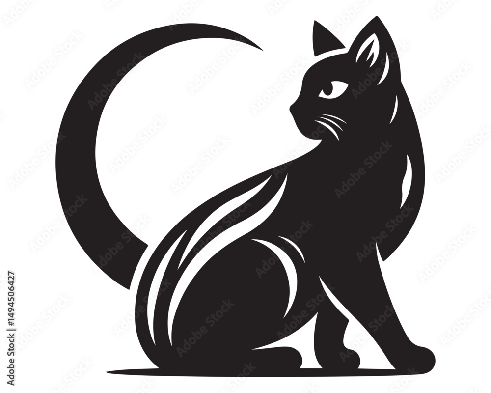 Obraz premium Cat logo 6.eps