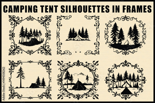 Framed Camping Tent Forest 
