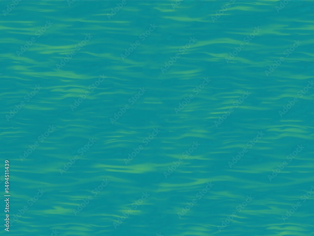 Tranquil abstract background of teal blue water surface with soft green highlights, depicting gentle waves and ripples. Serene, fluid, and refreshing seamless background illustration Tranquil abstract background of teal blue water surface with soft green highlights, depicting gentle waves and ripples. Serene, fluid, and refreshing seamless background illustration