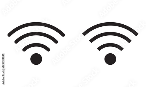 wi-fi icon, wi-fi sign.