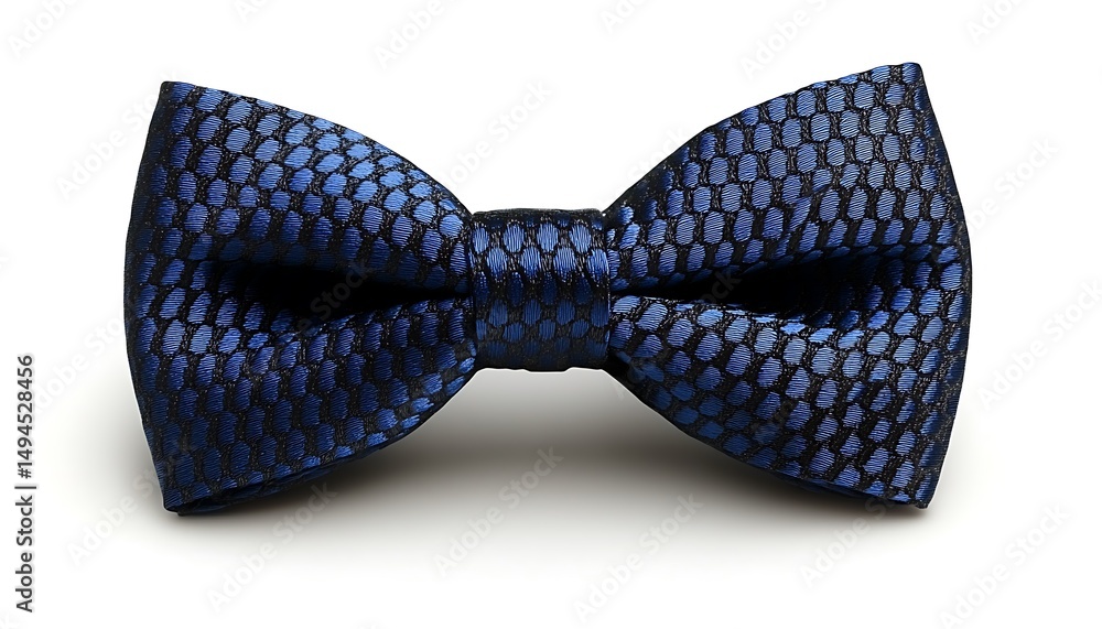 Cobalt blue patterned bow tie Cobalt blue patterned bow tie