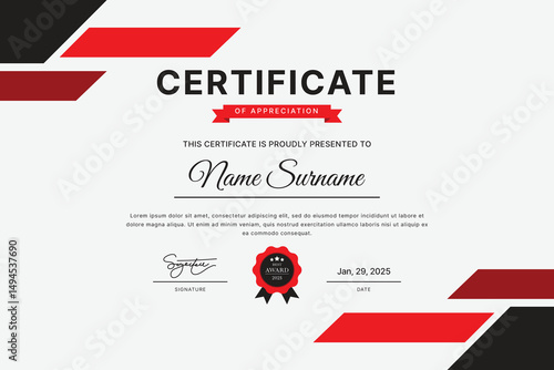 Certificate Template Design