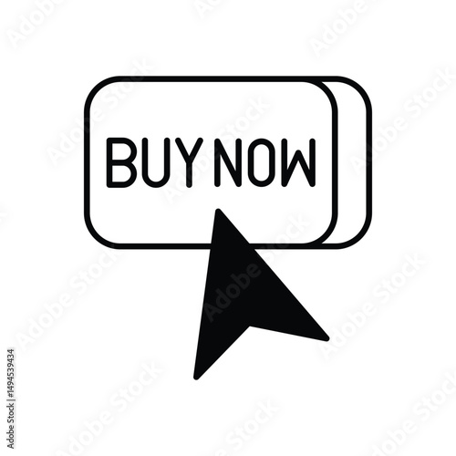 Buy Icon vector stock illustration
