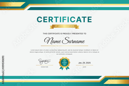 Certificate Template Design
