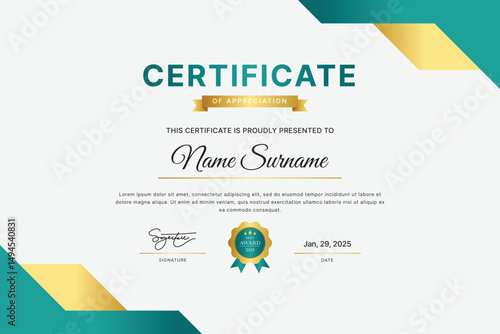Certificate Template Design
