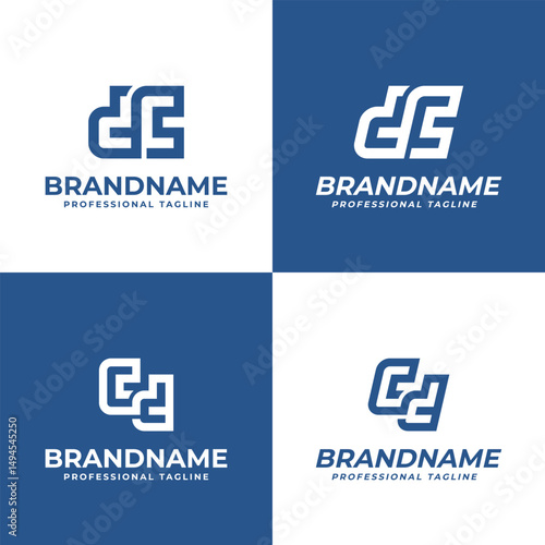 Letters DC CD Monogram Logo, suitable for any initials brand