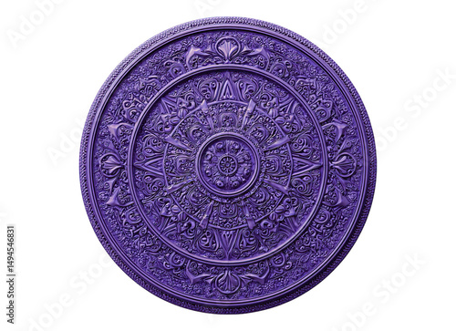 3d violet coin