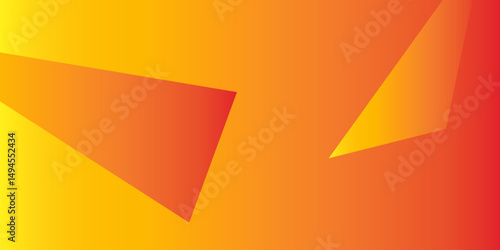 Free Download Abstract orange geometric background with paper origami elements for web design or business concept illustration - GFXLoad