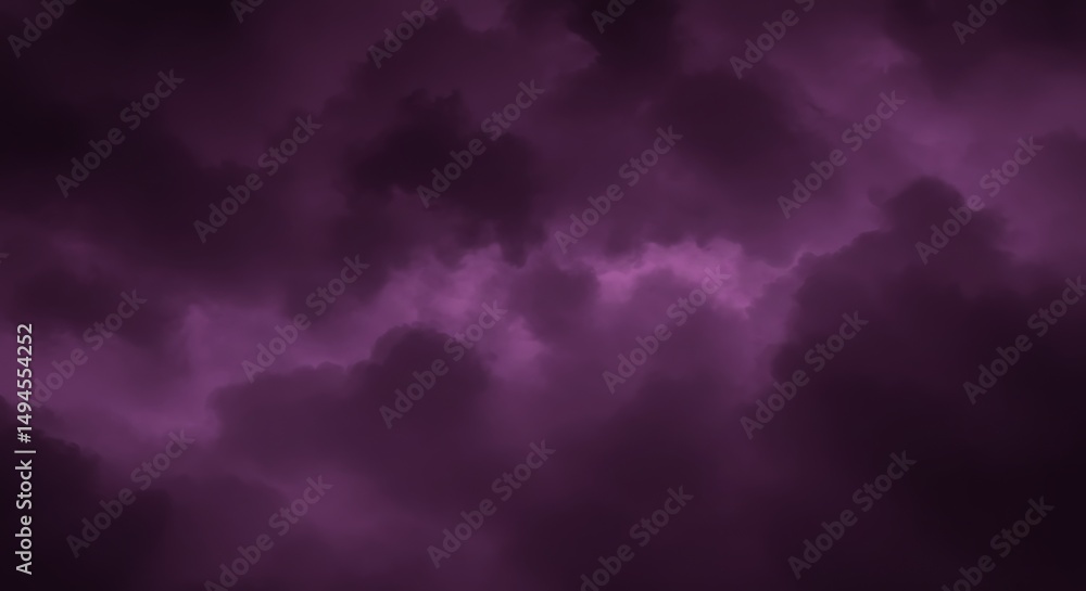 Fototapeta premium Purple Storm Clouds Background