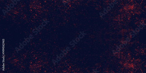 Red halftone dots blue color pattern gradient grunge texture background. Dot pop art comic sport style. Eps10 vector dynamic illustration