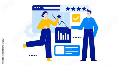 Two people sealing a deal. Perfect for business networking, partnerships, agreements, teamwork, success, and trust concepts in various designs.