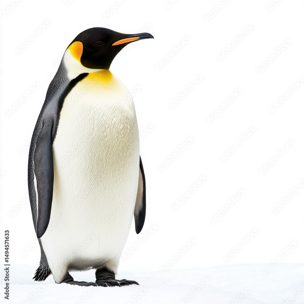 Fototapeta premium Emperor Penguin in profile