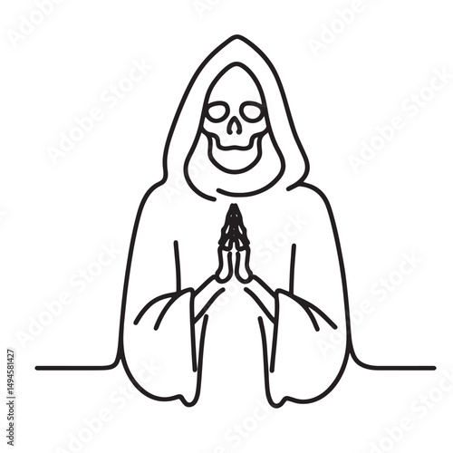 vector  simple continuous one line drawing