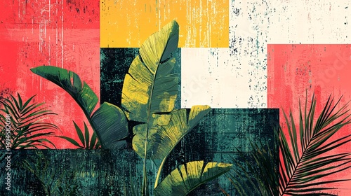 Abstract plant background