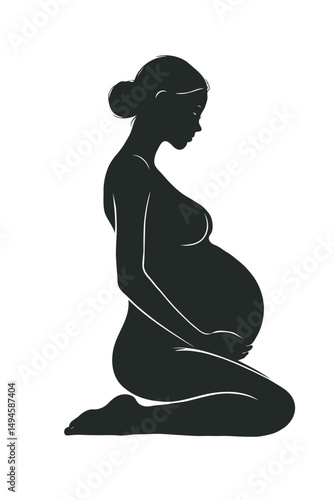silhouette of a woman