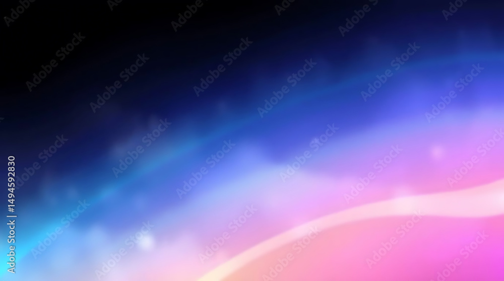 Obraz premium A Detailed Visual Depiction of Soft Pastel Hues Blending Seamlessly with Delicate Light Flares