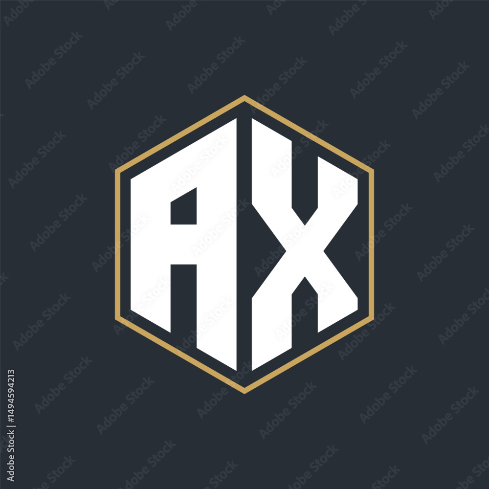 Modern Luxury Letter Monogram Logo with Polygon Frame Design
Modern Luxury Letter Monogram Logo with Polygon Frame Design