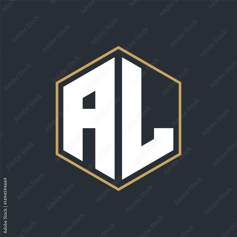 Modern Luxury Letter Monogram Logo with Polygon Frame Design
Modern Luxury Letter Monogram Logo with Polygon Frame Design
