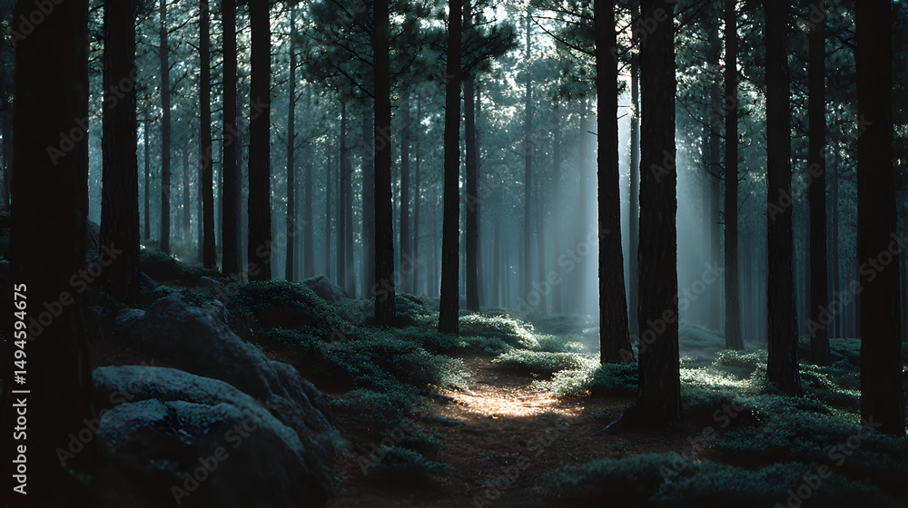 Obraz premium dense forest