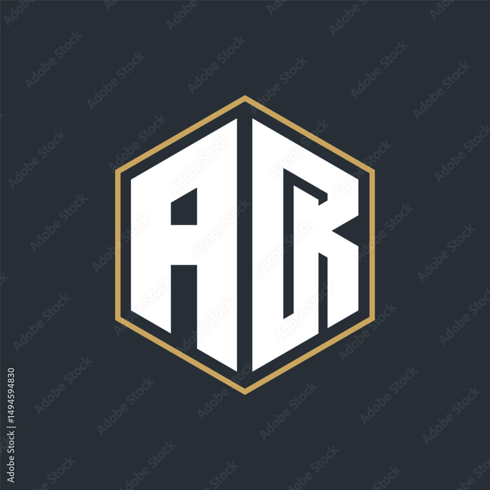 Modern Luxury Letter Monogram Logo with Polygon Frame Design
Modern Luxury Letter Monogram Logo with Polygon Frame Design