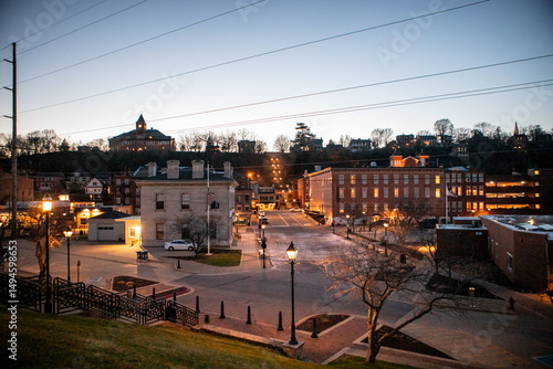 Night in Downtown Galena Illinois 