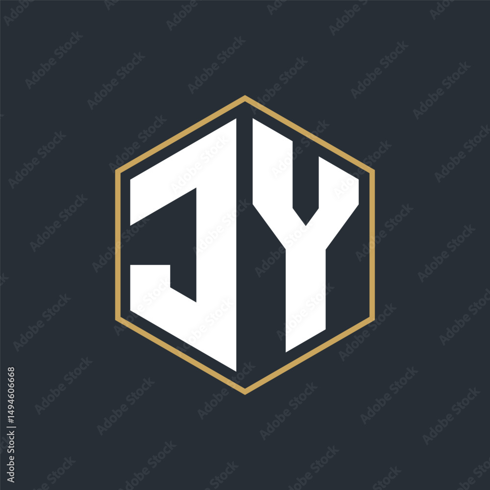 Modern Luxury Letter Monogram Logo with Polygon Frame Design
Modern Luxury Letter Monogram Logo with Polygon Frame Design