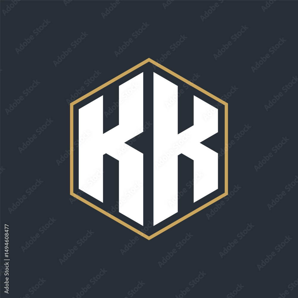 Modern Luxury Letter Monogram Logo with Polygon Frame Design
Modern Luxury Letter Monogram Logo with Polygon Frame Design
